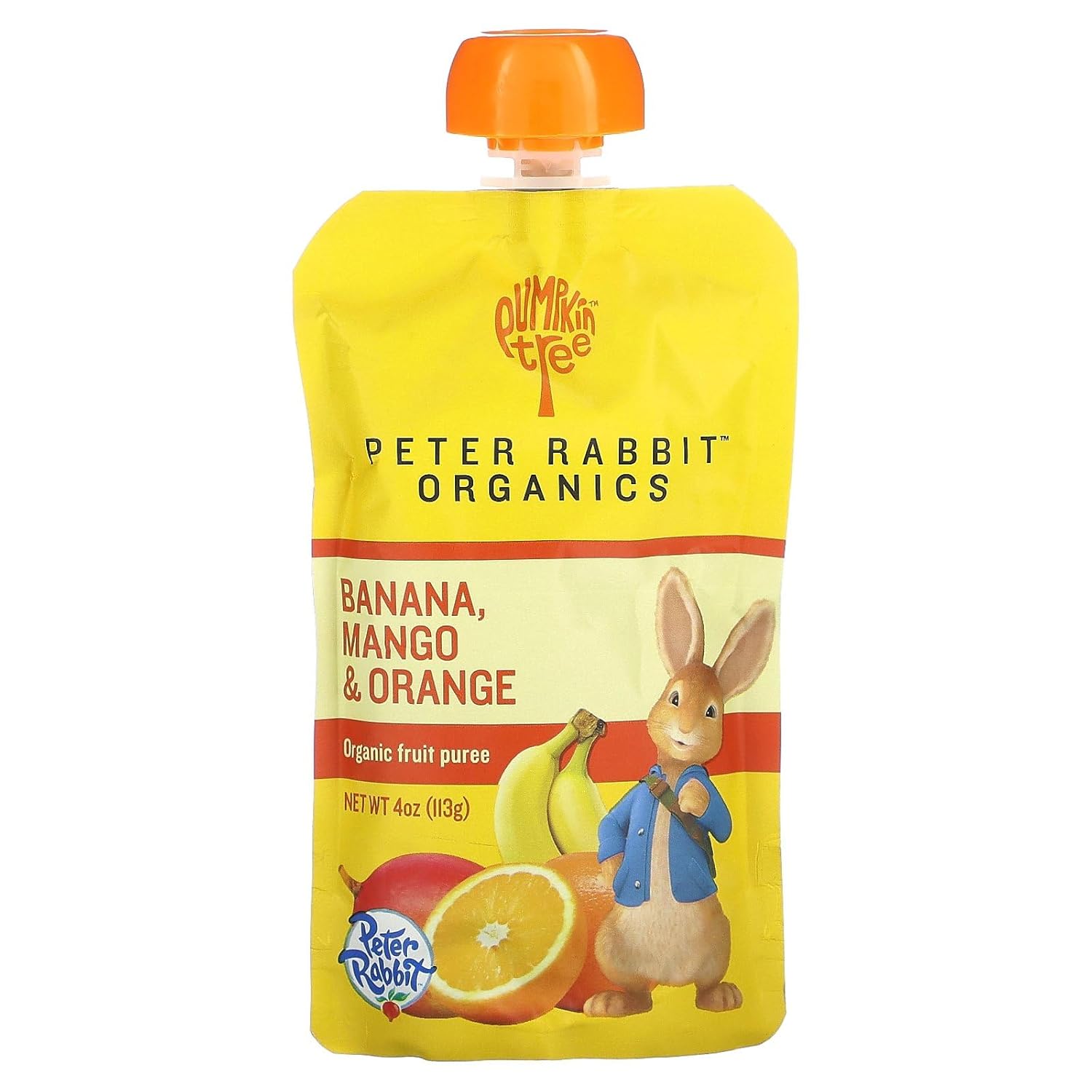 Peter Rabbit Organics Baby Mango, Banana, And Orange, 4 Oz