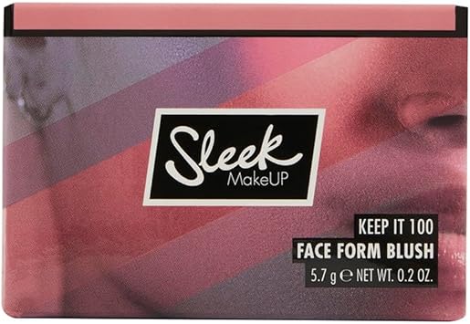 Sleek Makeup Face Form Blush, Long Lasting Buildable Colour, Keep It 100, 5.7G (Pack Of 2)