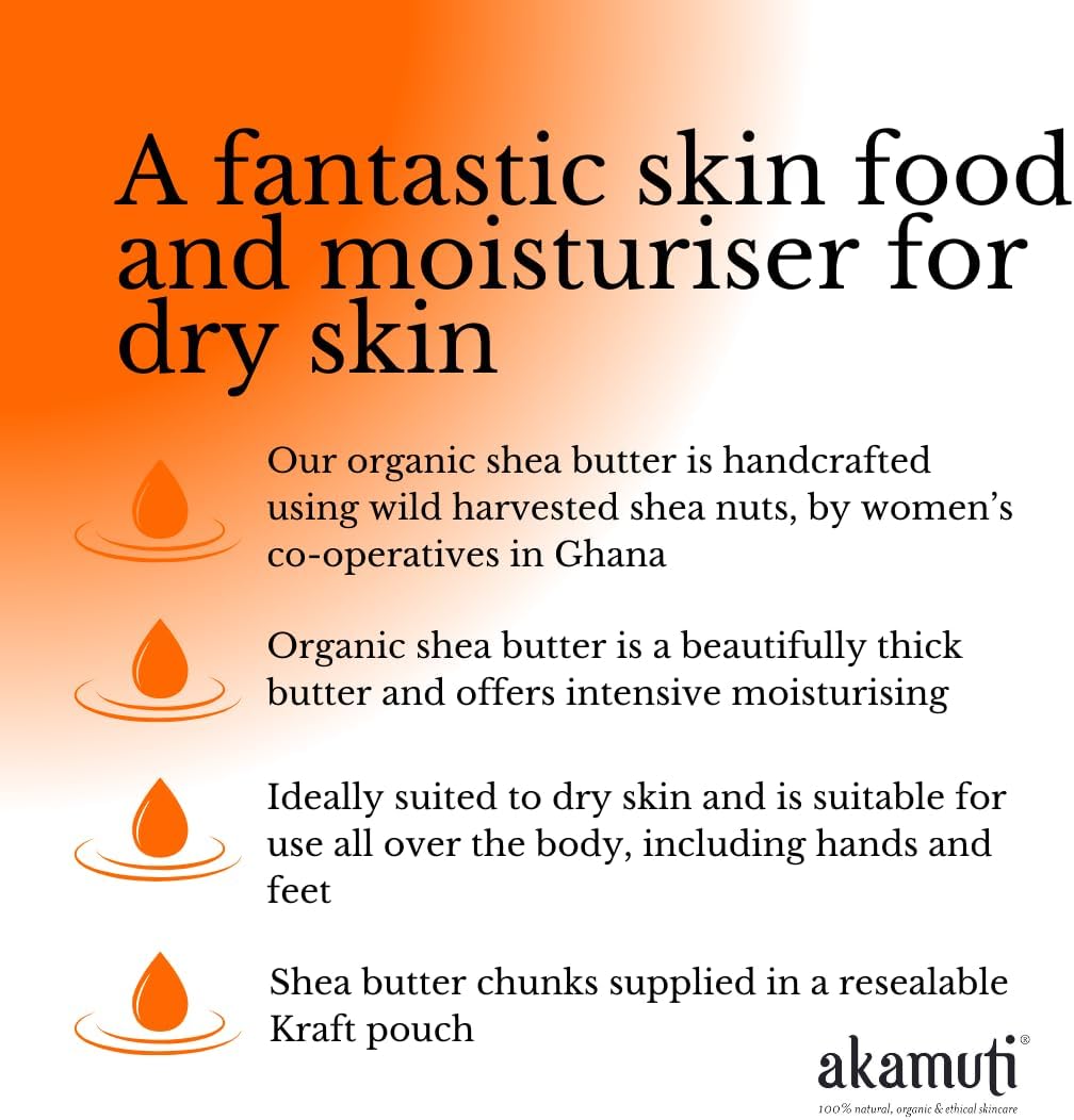 Akamuti Organic Virgin Shea Butter 500G : Amazon.co.uk: Beauty