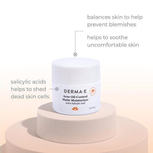 DERMA-E, Acne Rebalancing Cream Prevents Blemishes oz, 2 Ounce