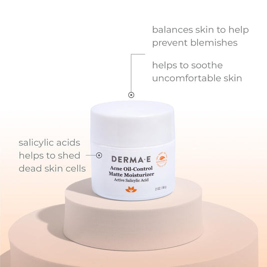 Derma E, Acne Rebalancing Cream Prevents Blemishes Oz, 2 Ounce