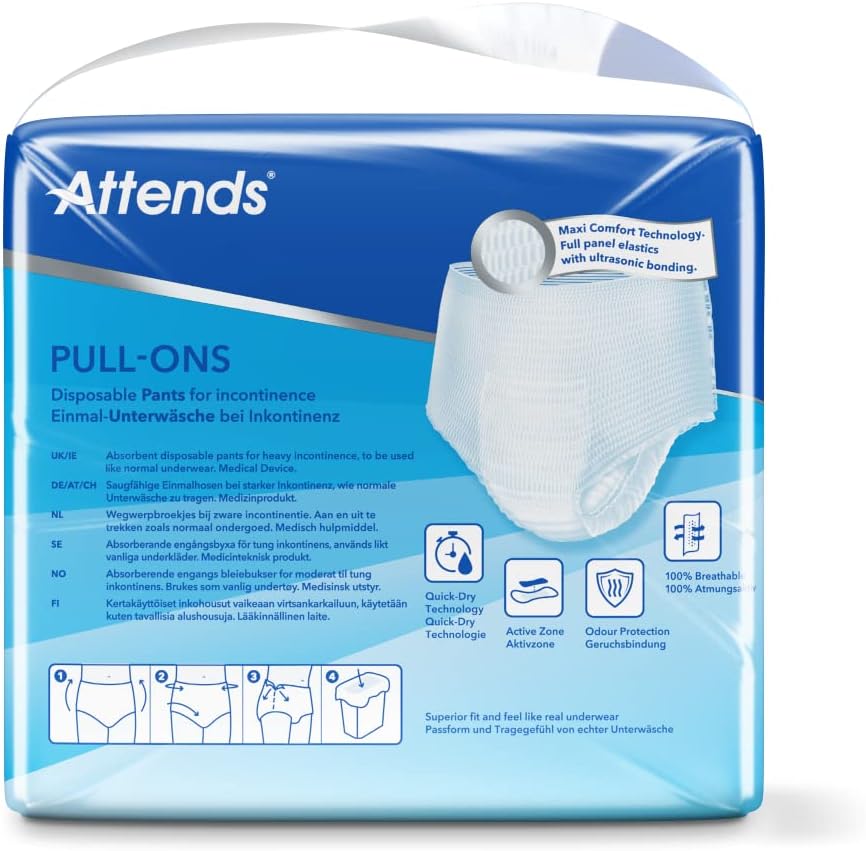 Attends Pull-Ons 10 Large (2100Ml) 14 Pack Incontinence Protection