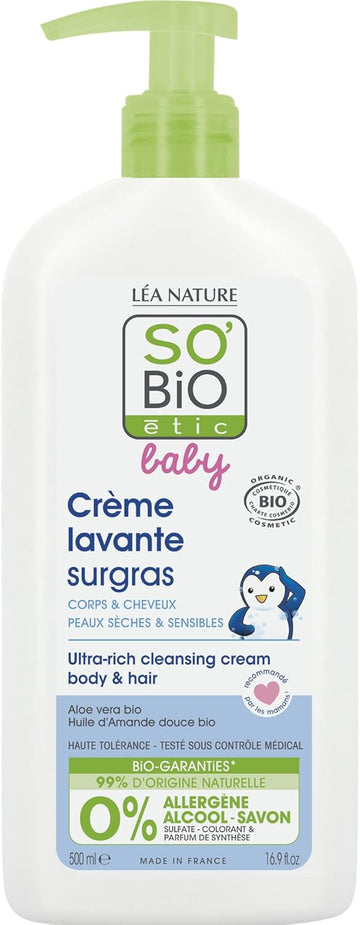So'Bio Étic Body & Hair Wash Cream 500 Ml