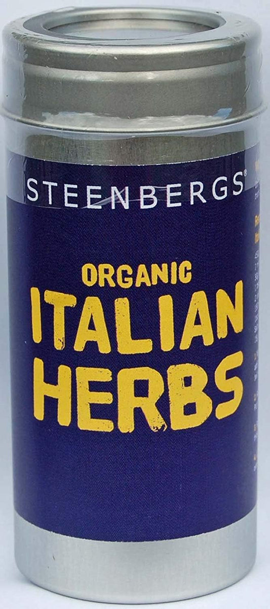 Steenbergs Organic Italian Herb Blend - Premium Tin - 34G