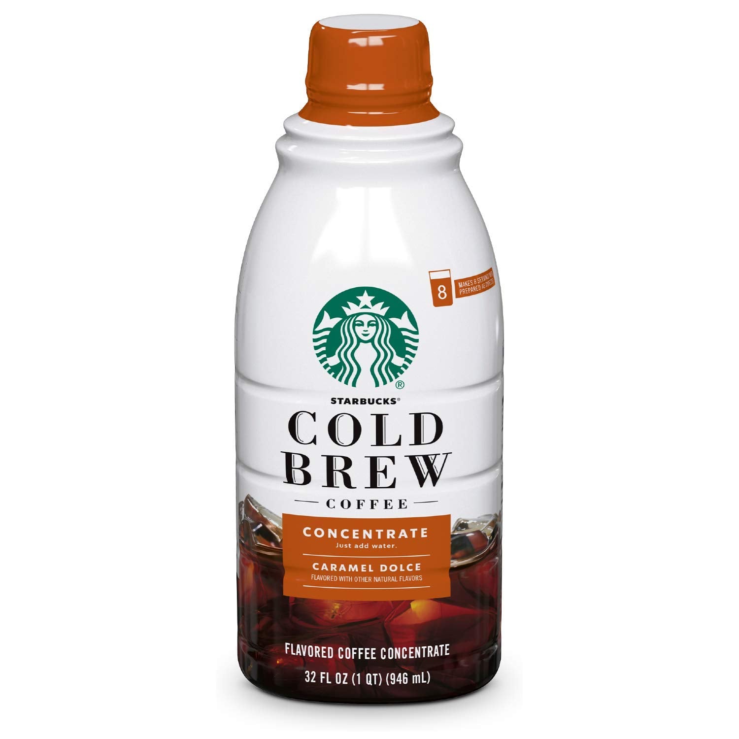 Starbucks Cold Brew Coffee — Caramel Dolce Flavored — Multi-Serve Concentrate — 1 bottle (32 oz.)