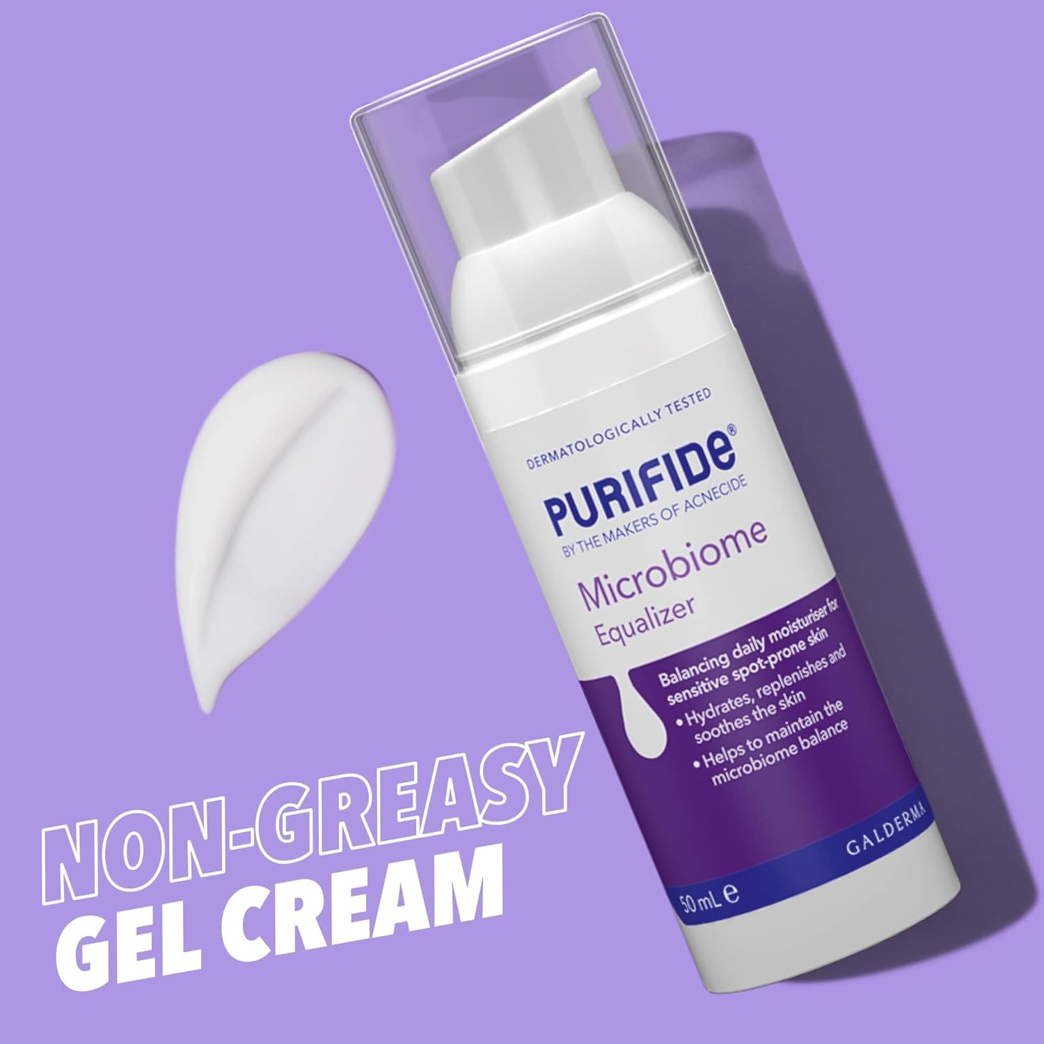 Purifide by Acnecide Microbiome Equalizer Face Moisturiser for Acne Prone Skin, Blemish Control Face Cream, 50ml : Amazon.co.uk: Beauty