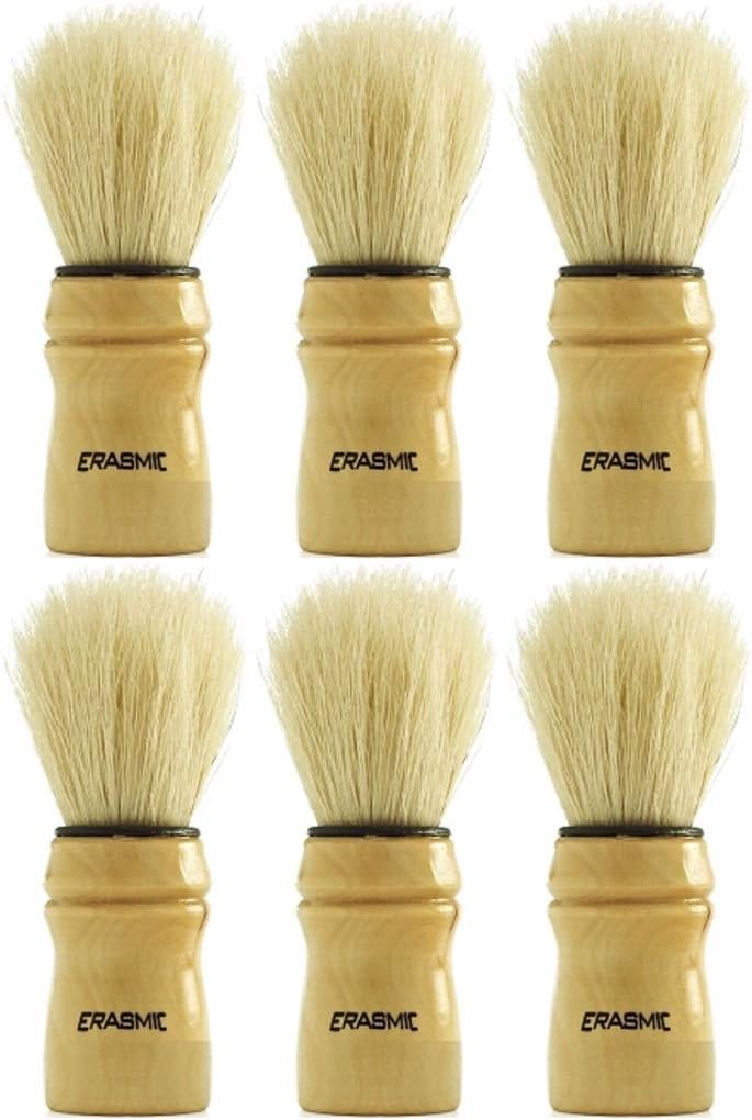 Twelve Packs Of Erasmic Pure Bristle Shave Brush