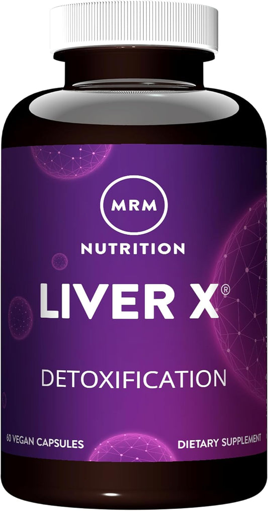 Mrm Nutrition Liver X®| Detoxification | Daily Liver Support | Antioxidants | Biosorb™ Milk Thistle Complex With 5X Absorption | 30 Servings