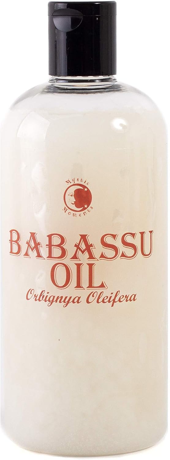 Mystic Moments | Babassu Refined Carrier Oil 500ml - Pure & Natural Oil Perfect For Hair, Face, Nails, Aromatherapy, Massage and Oil Dilution Vegan GMO Free