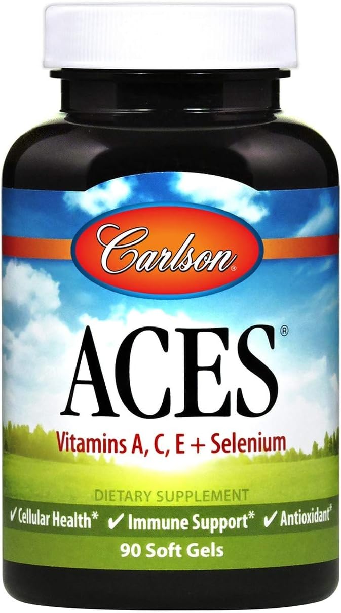 Carlson Aces Antioxidant Formula, 90 Softgels