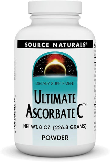 Source Naturals Ultimate Ascorbate C Powder - Vitamin C* - Supports Immune System -1000 Mg, 8 Oz