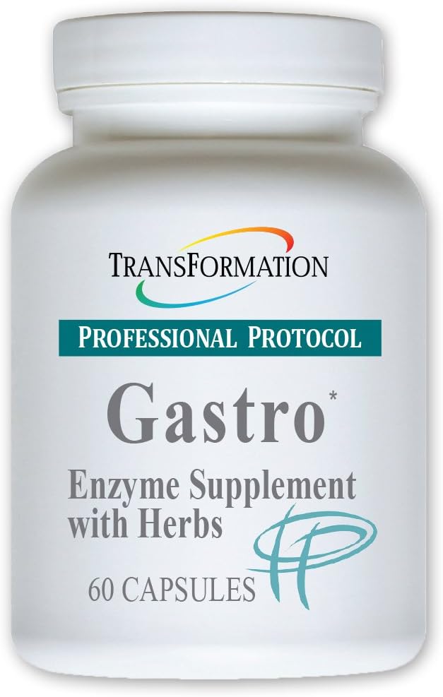 Transformation Enzyme - Gastro, Supplement with Herbs Formulated to Alleviate Gastrointestinal Discomfort and Promote Digestive Function, Support for Relief of Heartbur (60)