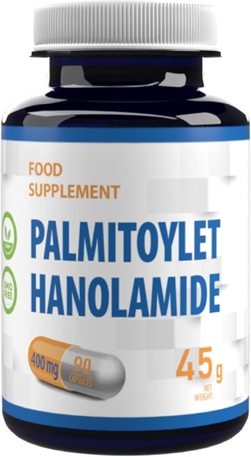 Hepatica Palmitoylethanolamide (Pea) 400Mg | 90 Vegan Capsules | High Strength Pain & Inflammation Support | 3Rd Party Lab Tested | Gluten-Free & Non-Gmo