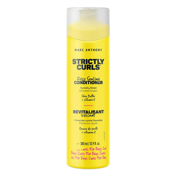 Marc Anthony Frizz Sealing Conditioner, Strictly Curls - Curly Hair Conditioner With Shea Butter & Vitamin E For Hydration & Frizz-Free Shine - Sulfate Free & Color Safe For Dry Damaged Hair - 12.9 Oz
