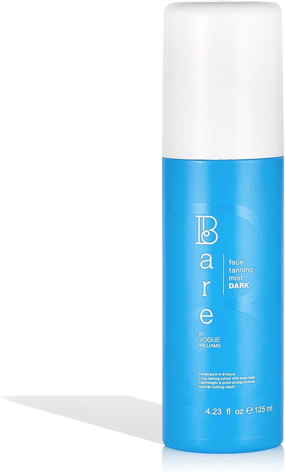 Bare By Vogue Fake Tan - Self Tan Face Mist Spray Solution - Dark For A Natural Glow On Face & Body - Easy Application Mist 125Ml