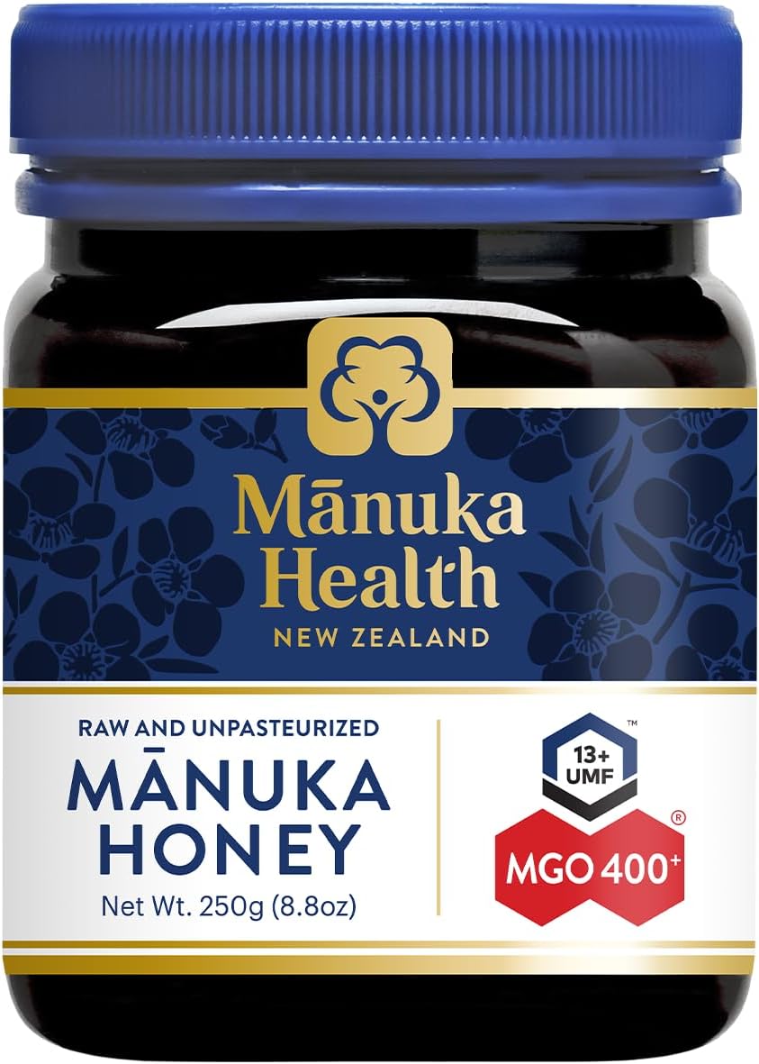 Manuka Health Umf 6+/Mgo 115+ Manuka Honey (500G/17.6Oz), Superfood, Authentic Raw Honey From New Zealand