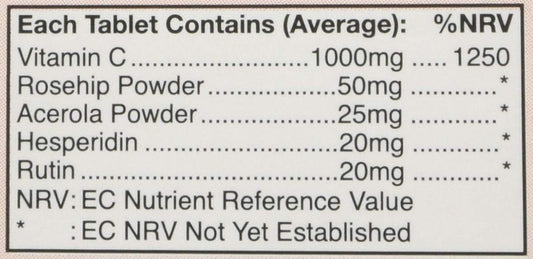 Healthaid Vitamin C 1000Mg - Prolong Release - 30 Vegan Tablets