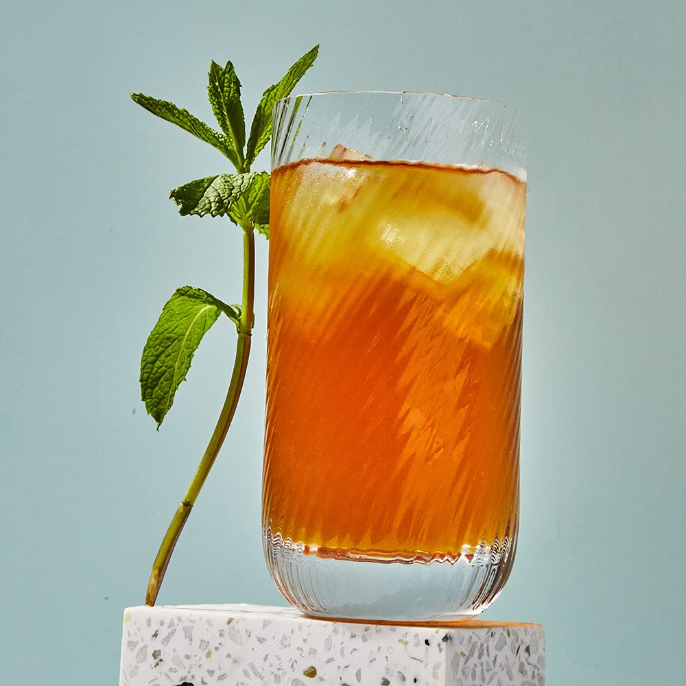 Smith Teamaker Mediterranean Mint Iced Tea No. 93, Refreshing, Caffeinated, Sustainably Grown Organic Full Leaf Green Iced Tea, 10 Count, 1 Quart Sachets
