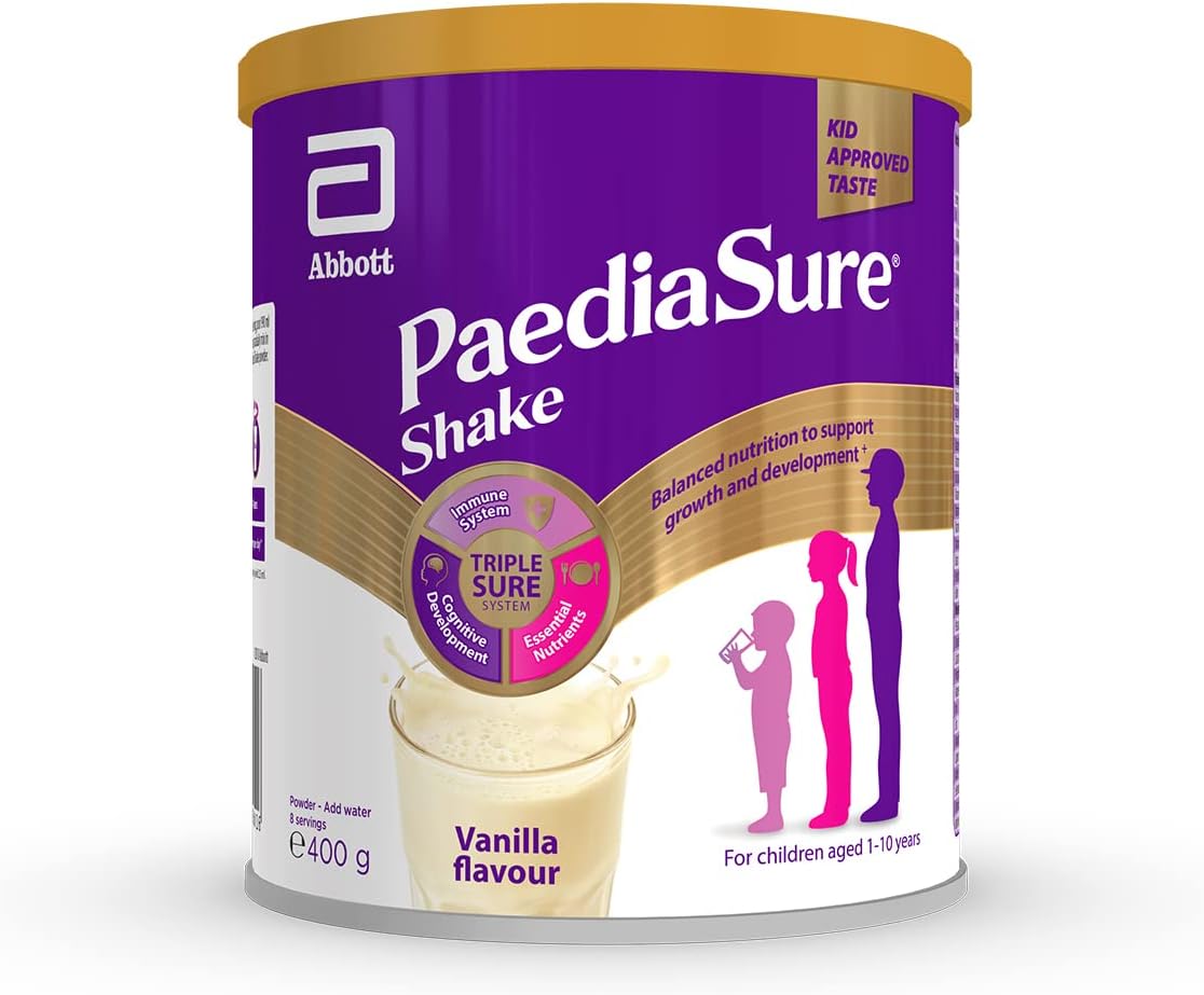 Paediasure Shake – Vanilla Flavour – 400G – Balanced Nutritional Supplement Drink – Multivitamin For Kids – With Protein, Carbohydrates & Minerals – Supports Growth & Development – Vegetarian