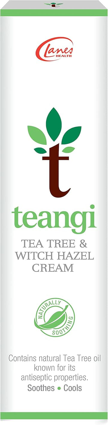 Tea Tree And Witch Hazel Cream 28G - 100% Natural - Treat And Soothe Irritated Skin - Teangi