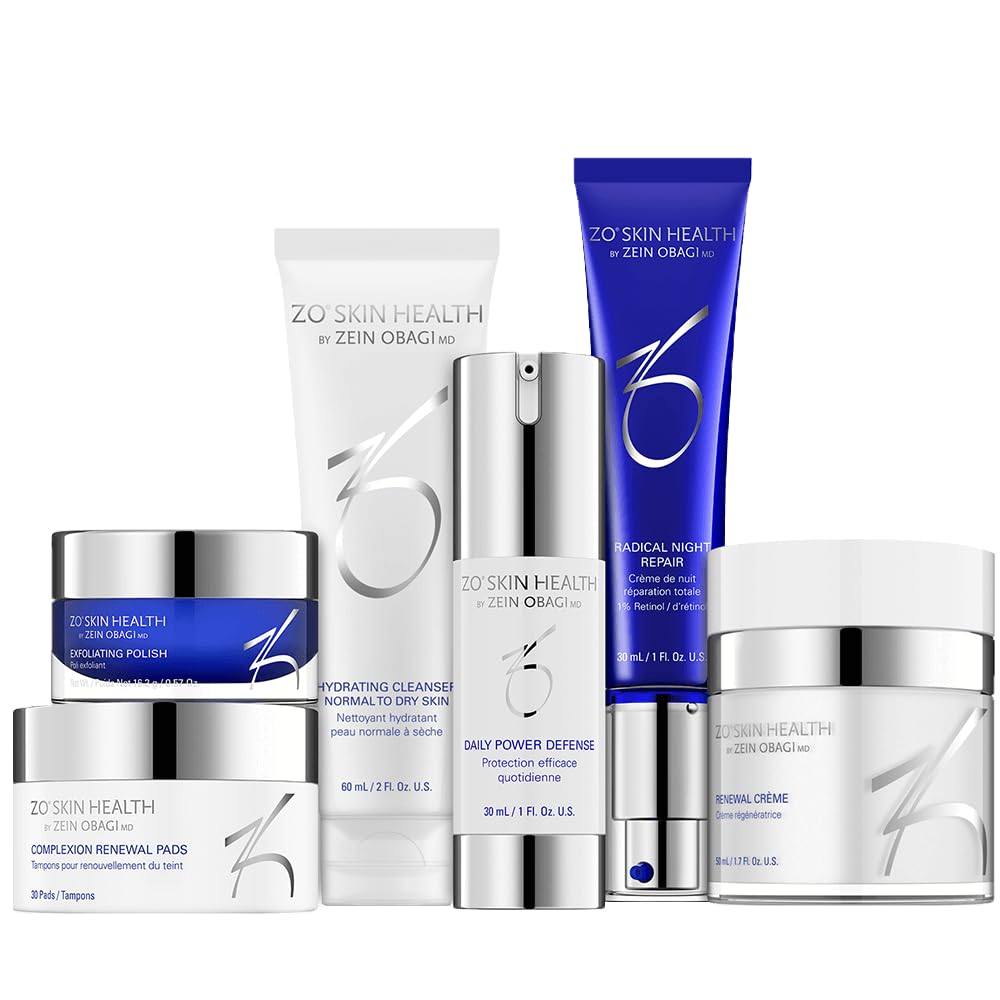 ZO Skin Health Agressive Anti-Aging Treatment: Radical Night Repair Plus Program : Beauty & Personal Care