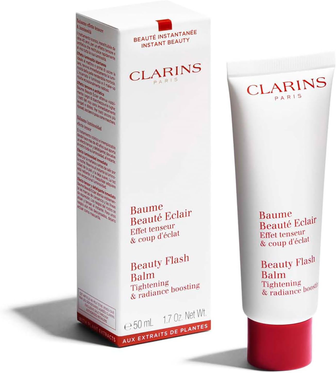 Clarins Beauty Flash Balm 50ml | Radiance Boosting Face Cream with Acerola & Prickly Pear Extracts | Instant Glow & Firming Treatment for Dull, Tired Skin : Amazon.co.uk: Beauty