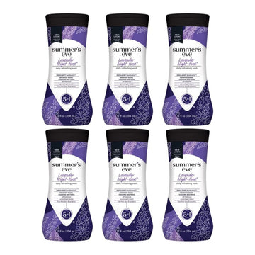 Summers Eve Cleansing Wash 12 Ounce 5-In-1 Night-Time Lavender (354Ml) (6 Pack)