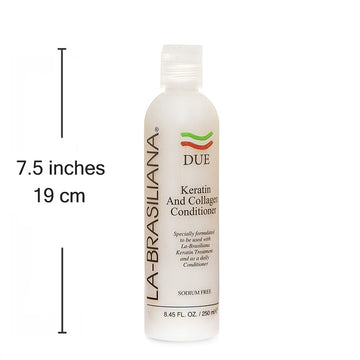 La-Brasiliana Due Keratin And Collagen Conditioner, 8.45 Fl.Oz