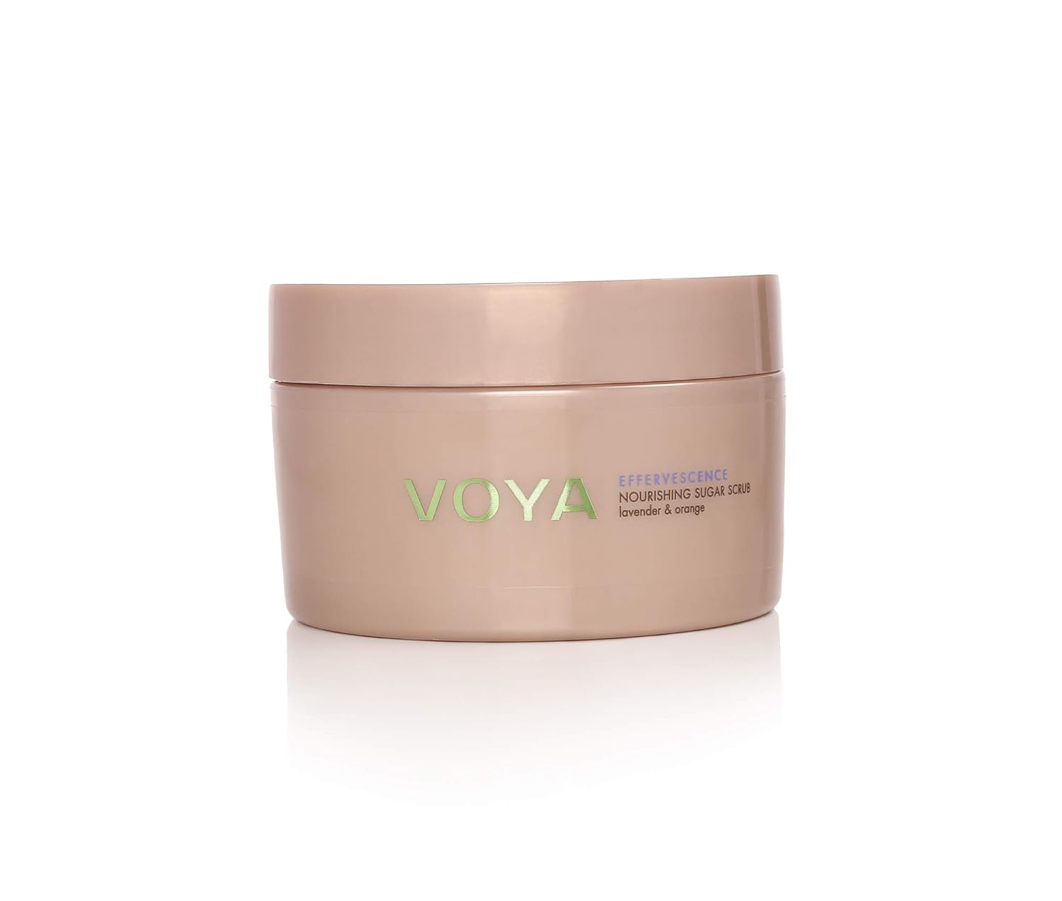 Voya Effervescence Nourishing Sugar Scrub, Organic, Lavender, Orange, Body Exfoliator, 250G : Beauty & Personal Care