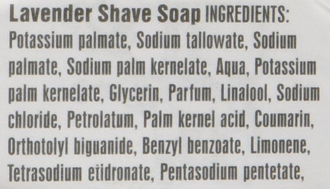 D.R. Harris Lavender Hard Shaving Soap In Mahogany Wood Bowl : Beauty & Personal Care