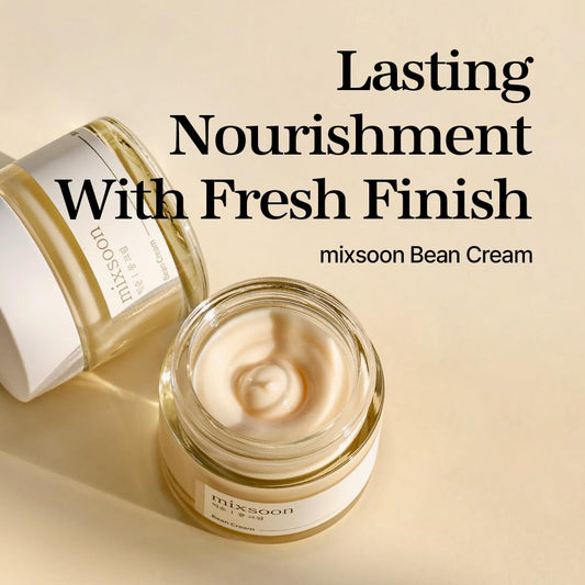 Mixsoon Bean Glass Skin Duo Bean Essence 50Ml + Bean Cream 50Ml 3.38 Fl. Oz / 100Ml Glass Skin Care