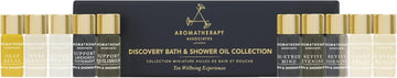 Aromatherapy Associates Discovery Collections Miniature Bath & Shower Oil Set, 10 X 3 Ml, 100% Natural Formulation Infused Body Oil Body Treatment Home Spa