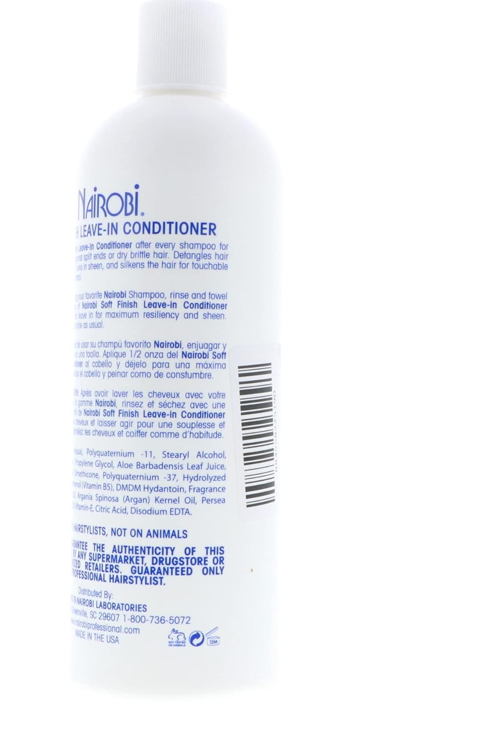Nairobi Soft Finish Leave-In Conditioner - 16 Oz By Nairobi : Beauty & Personal Care