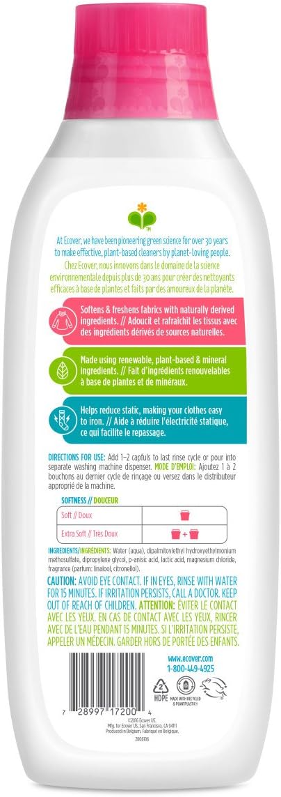 Ecover Fabric Softener Liquid, Morning Fresh, 32 Ounce