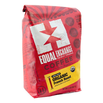 Equal Exchange Organic Whole Bean Coffee, French Roast