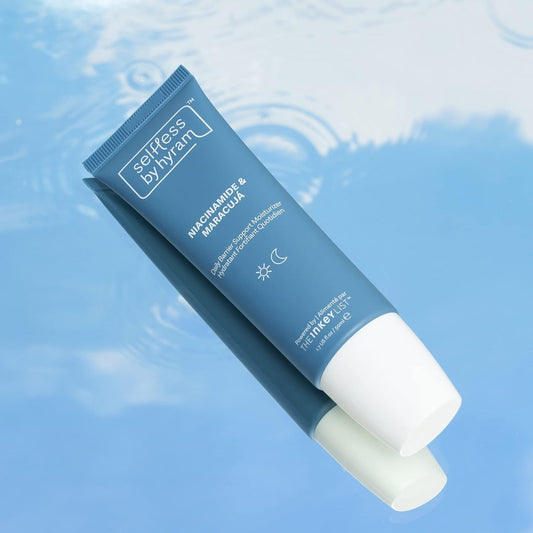 Selfless By Hyram Niacinamide & Maracujá Daily Barrier Support. A Daily Gel Cream To Hydrate And Strengthen. For Oily, Acne-Prone Skin (1.7 Oz)