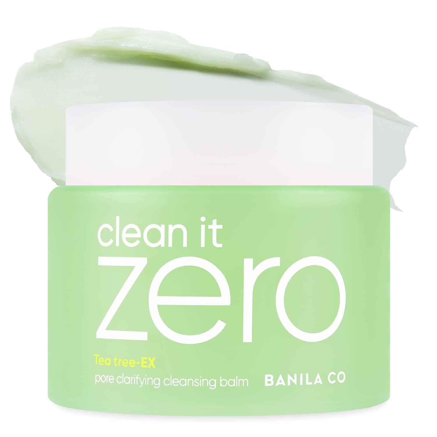 Banila Co Clean It Zero Pore Clarifying Cleansing Balm Big Size | Korean Makeup Remover, Cleanser For Oily And Acne Prone Skin | Vegan | Made With Aha-Pha & Tea Tree Extract (180Ml / 6.08 Fl.Oz)