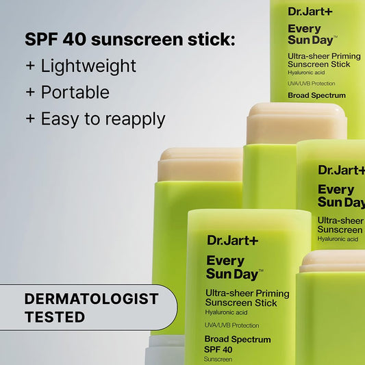 Dr.Jart+ Every Sun Day Invisible Korean Sunscreen Stick Spf 40 | Korean Skincare, 0.67 Ounce
