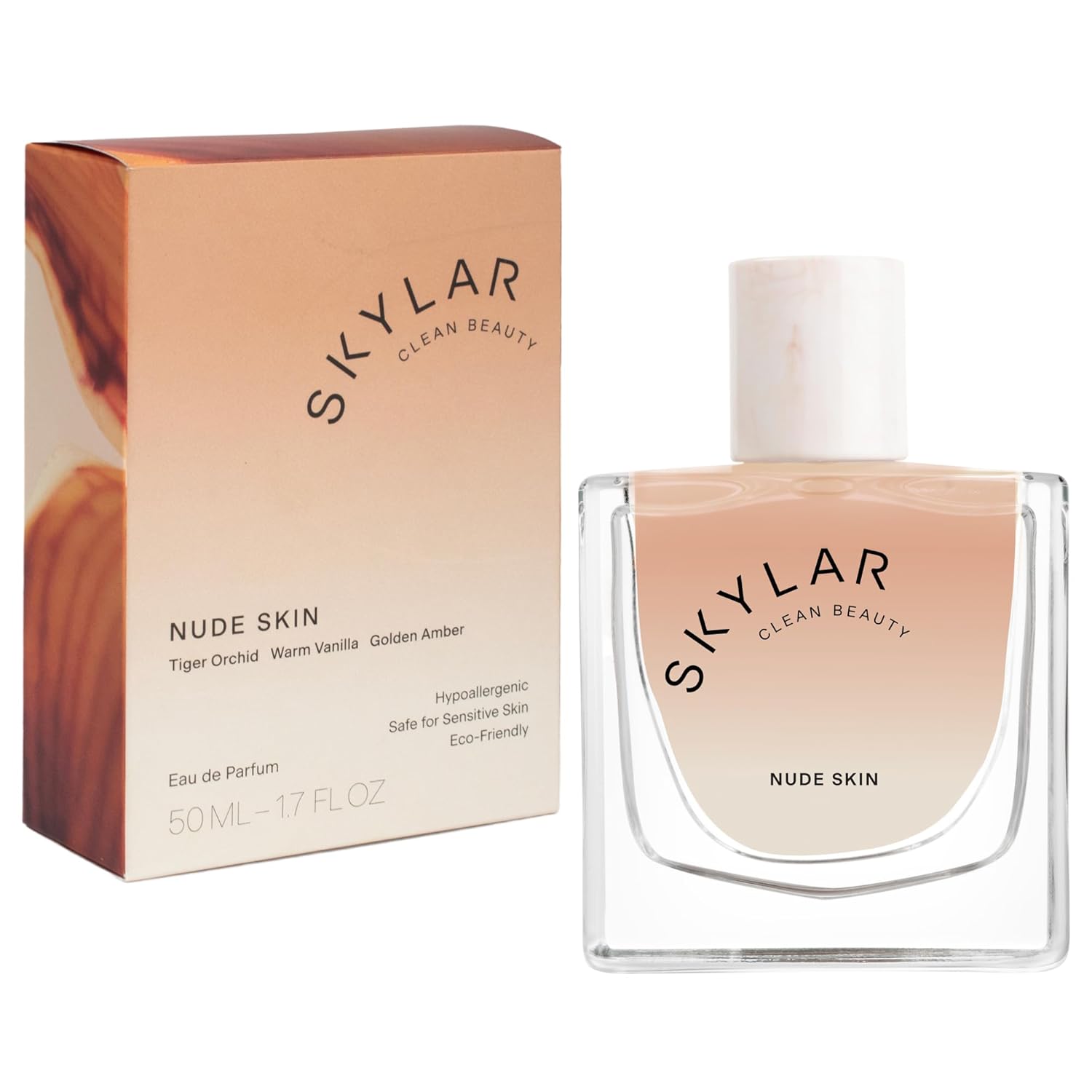 Skylar Vanilla Sky Eau De Parfum -Hypoallergenic & Clean Perfume For Women & Men, Vegan & Safe For Sensitive Skin-Notes Of Cappuccino, Vanilla & Caramelized Cedar - 10Ml /0.33 Fl Oz