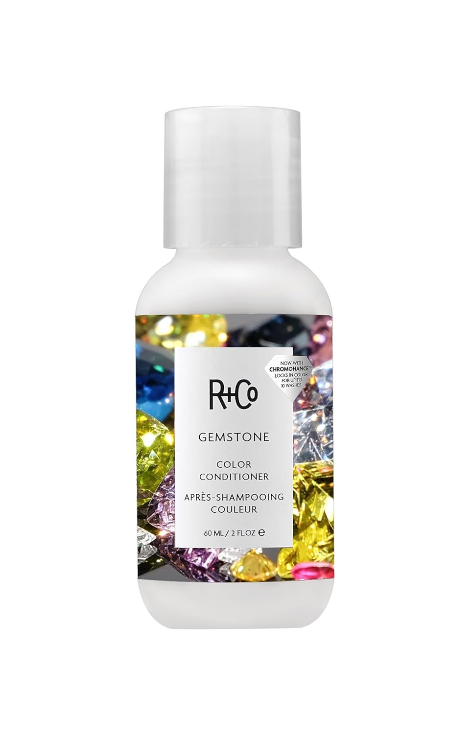 R+Co Gemstone Color Conditioner Travel | Prolonged Color Vibrancy, Repairs + Nourishes Hair | Vegan + Cruelty-Free | 2 Oz