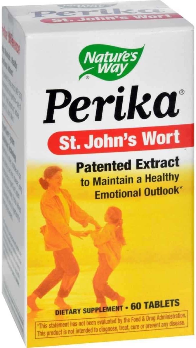 Nature's Way Perika St John's Wort - 60 Tablets : Health & Household