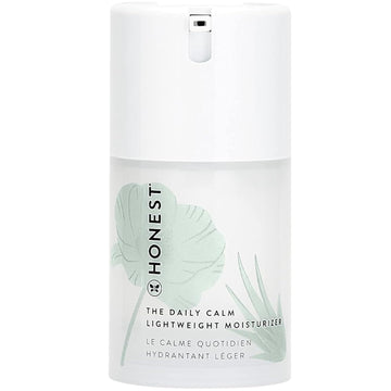 Honest Beauty The Daily Calm Lightweight Moisturizer For Sensitive Skin | Hyaluronic Acid + Calming Phyto-Blend | Ewg Verified, Vegan + Cruelty Free | 1.7 Fl Oz