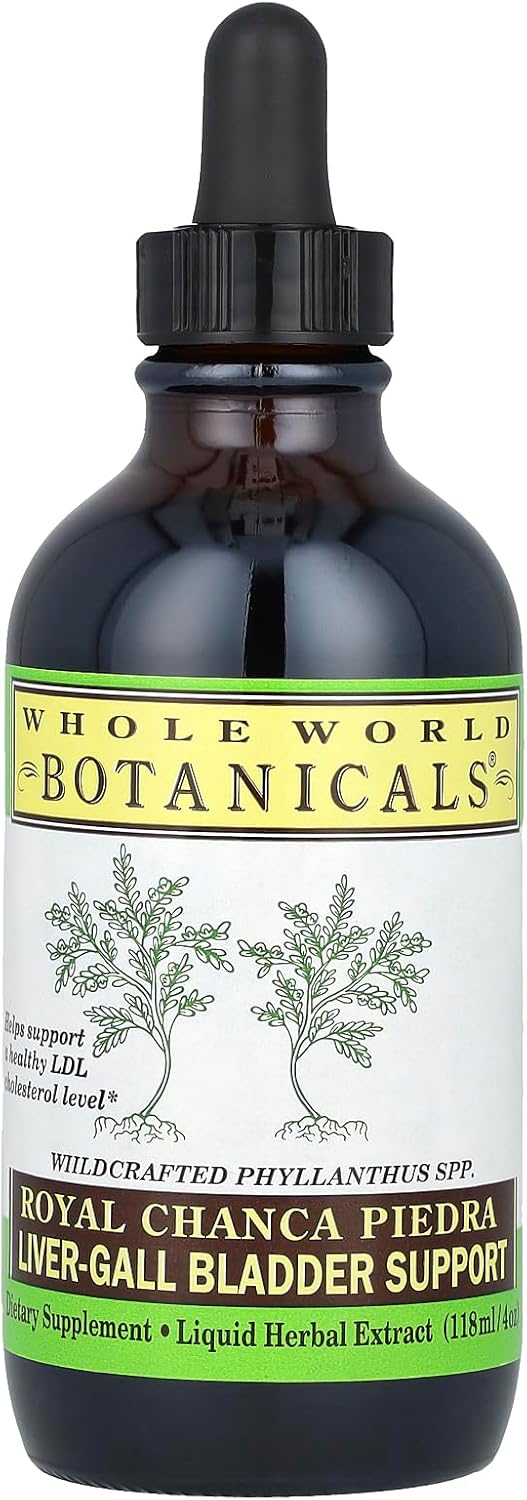 Whole World Botanicals Royal Chanca Piedra Liver-Gall Bladder Support 4 Oz Liquid Extract, For Liver And Gall Bladder Support : Health & Household