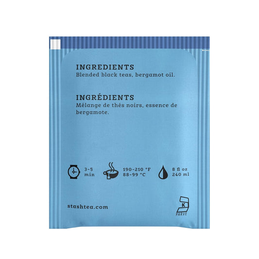 Stash Double Bergamot Earl Grey Black Tea, Tea Bags, 18 Ct