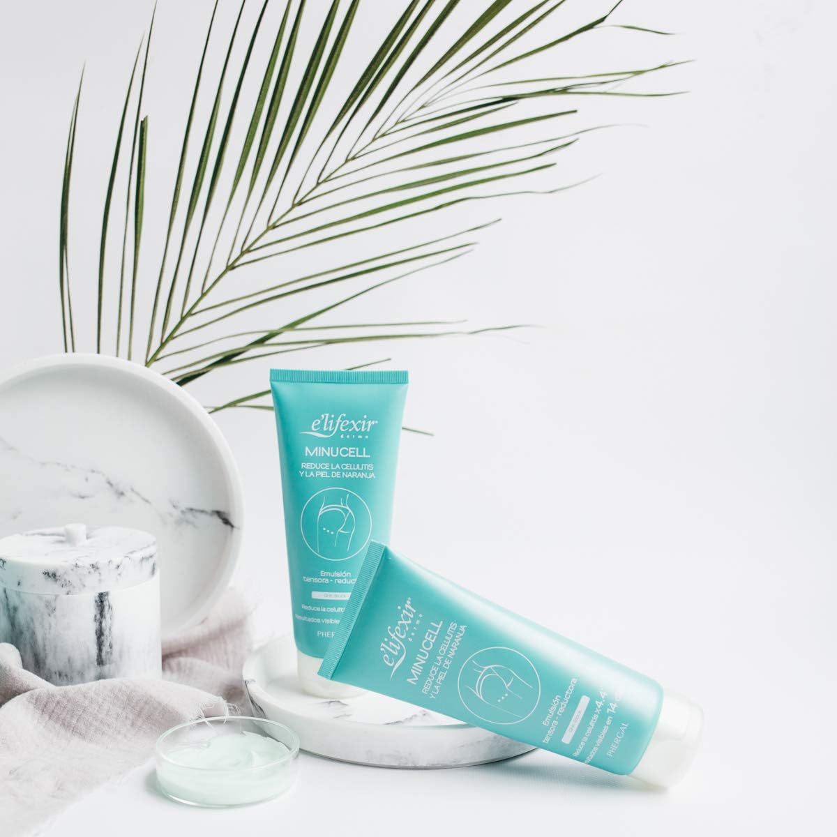 E'Lifexir Minucell - Anti-Cellulite Reducing Cream | Tightens And Remodels Body Contour | Reduces Cellulite And Orange Skin {Multicolored 200 Ml}