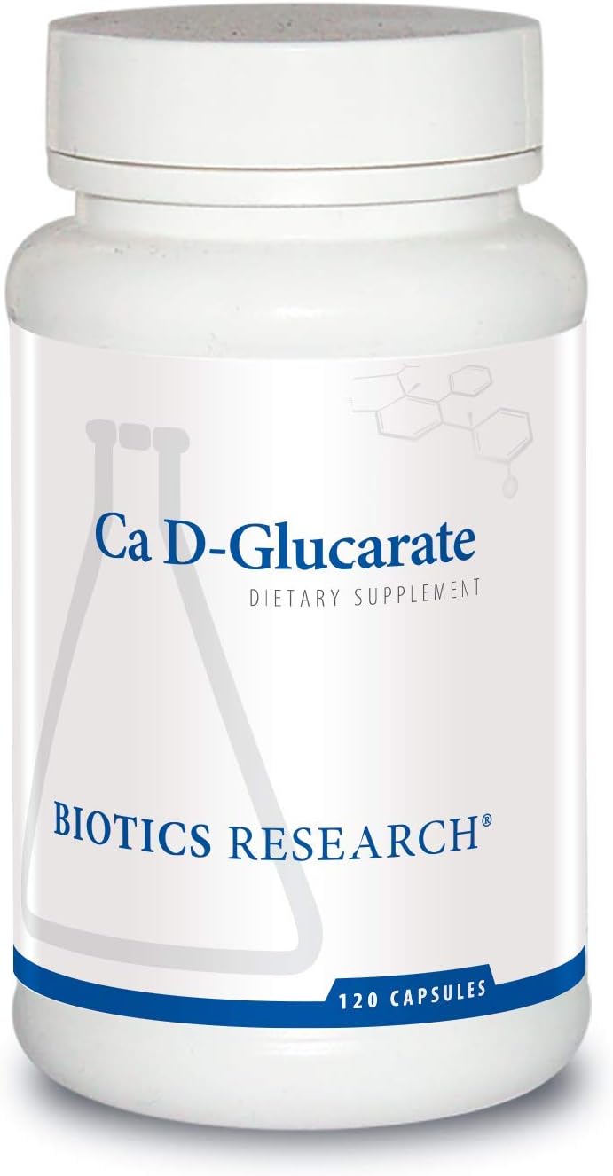 Biotics Research Ca D Glucarate Liver Detoxification, Eliminates Toxins, Strong Bones, Hormonal Health, Heart Health, Healthy Body Composition, Raw Organic Vegetable Culture 120 Count