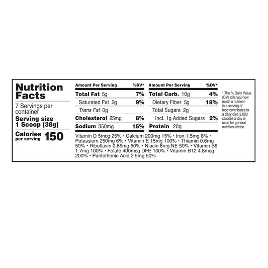 Transformhq Meal Replacement Shake Powder 7 Servings (Chocolate) - Gluten Free, Non-Gmo