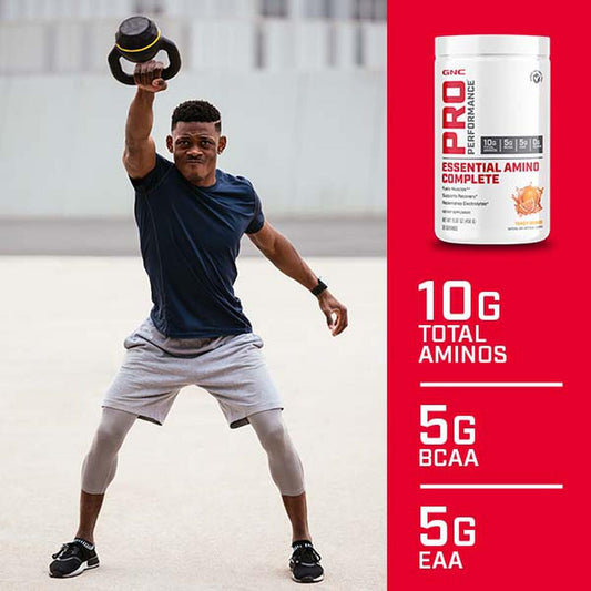 Gnc Pro Performance Essential Amino Complete, Blueberry Acai, 15.87 Oz., Supports Muscle Recovery