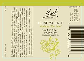 Bach Original Flower Remedies 2-Pack, Let It Go" - Honeysuckle, Pine, Homeopathic Flower Essences, Vegan, 20mL Dropper x2 : Health & Household