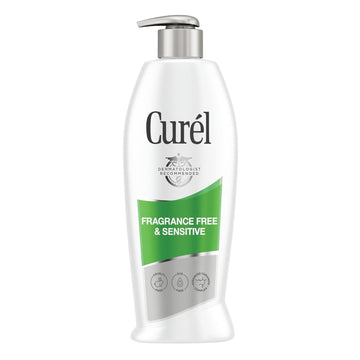 Curel Fragrance Free Comforting Body Lotion, Body And Hand Moisturizer For Dry, Sensitive Skin, 13 Ounce, With Advanced Ceramide Complex, Repairs Moisture Barrier